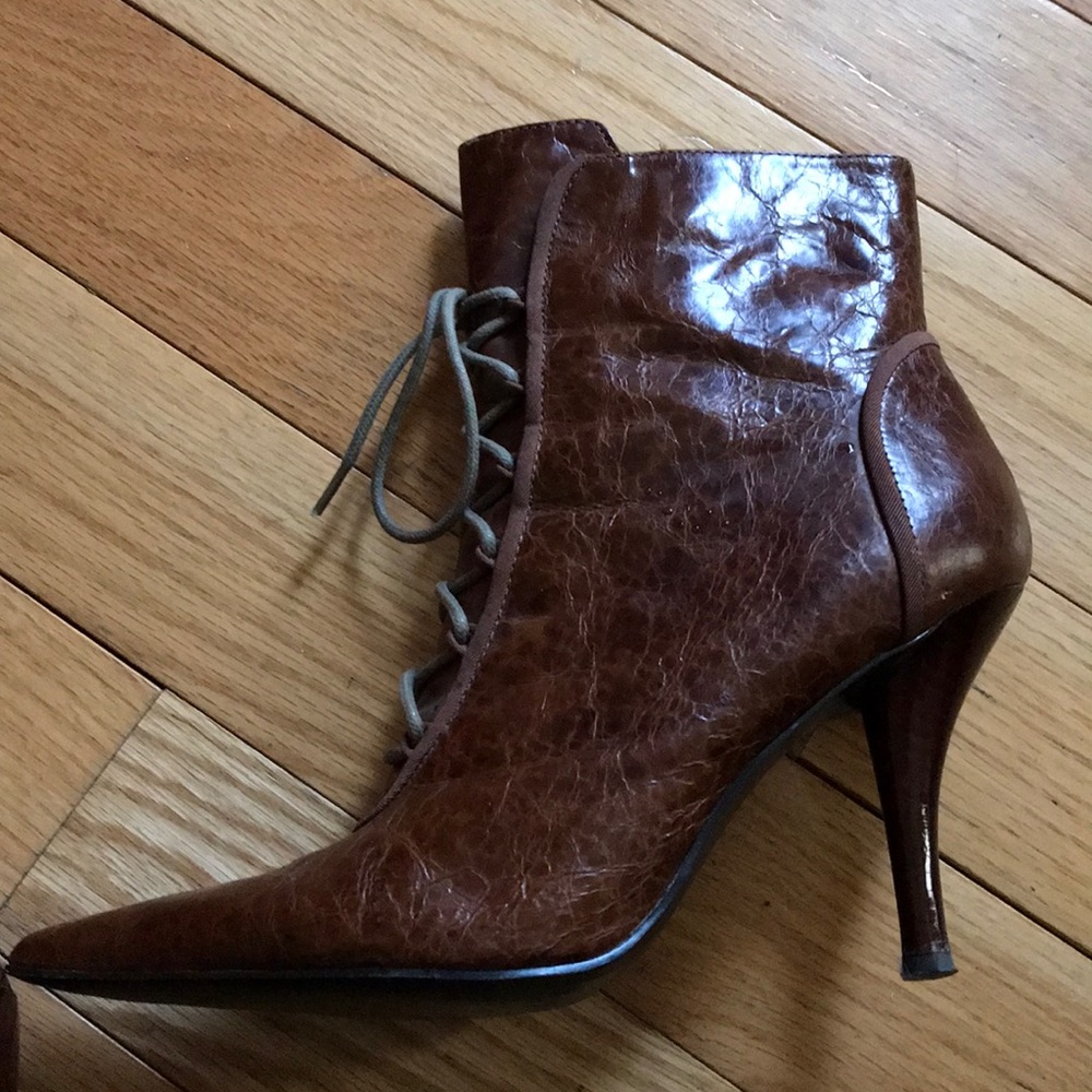 Leather ankle boots - Picture 3 of 3
